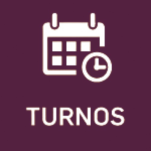 Ícono de calendario para solicitar un turno